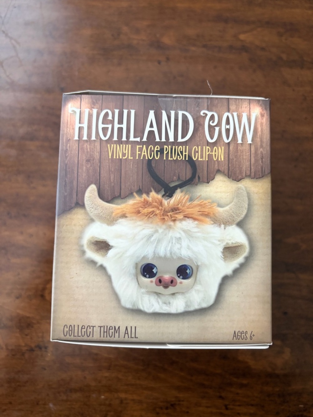 Highland Cow | Vinyl Face Plush Clip-On | Mystery